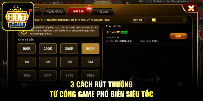 3 cách rút thưởng từ cổng game phổ biến siêu tốc