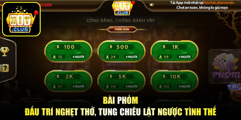 Bài Phỏm - Đấu Trí Nghẹt Thở, Tung Chiêu Lật Ngược Tình Thế