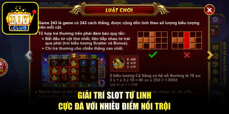 Kho Báu Tứ Linh - Săn Hũ Đổi Đời, Rinh Vàng Mỏi Tay Cực Hot 2 Giải trí slot tứ linh cực đã với nhiều điểm nổi trội