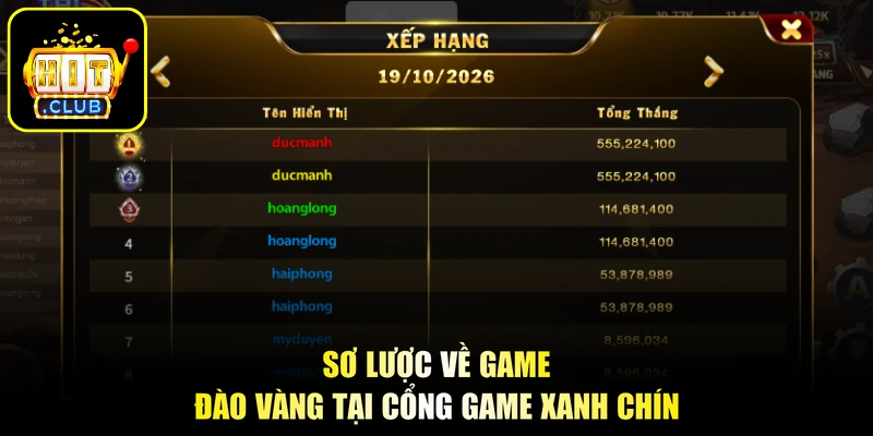 Sơ lược về game đào vàng tại cổng game xanh chín