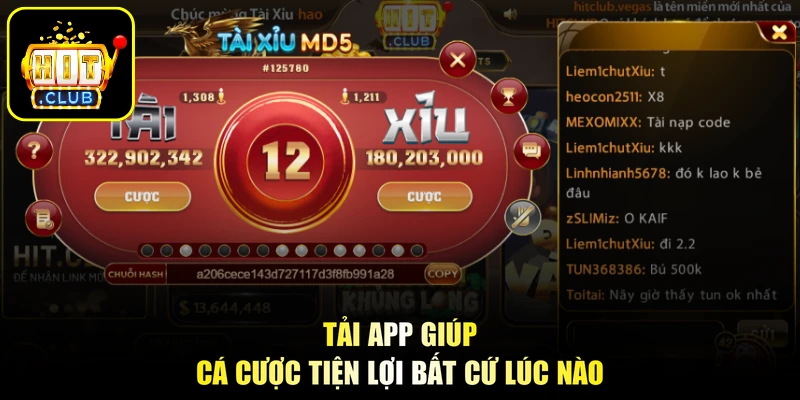 Tải app giúp cá cược tiện lợi bất cứ lúc nào
