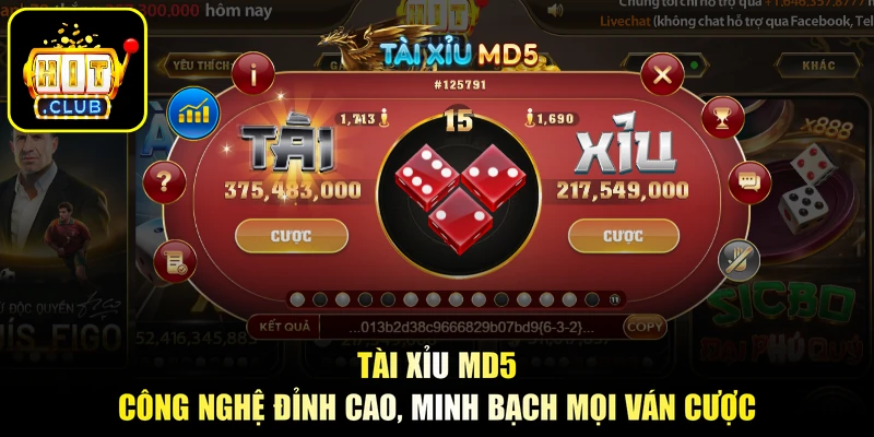 Tài Xỉu MD5 - Công Nghệ Đỉnh Cao, Minh Bạch Mọi Ván Cược